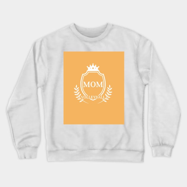 Volleyball Mom Crewneck Sweatshirt by KhmeRootz